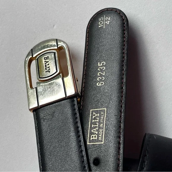 Bally Men's Vintage Leather Belt - Italy